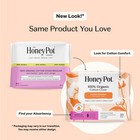 The Honey Pot Company Cotton Comfort Regular Pads For Women 20 Count