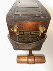 Antique Atlas Dynamite Blasting Machine No  2 Wood Mining Detonator Plunger Box