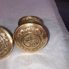  22  Pcs Antique Sargent Brass Bronze Lion Door Knobs Rosettes   Locks Restored