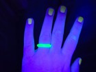 Antique Uranium Glass Ring 1920s Czech Handmade Lampwork Green