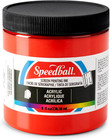 004626 Acrylic Screen Printing Ink  8 Fl  Oz   Medium Red