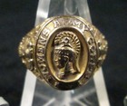 Authentic 10k Women s Army Corps Wwii Ring Wac Edith Nourse Rogers  Size 5 75