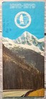 Vintage British Columbia Canada Road Map