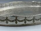 Vintage Viners Alpher Silver Plated Serving Gallery Tray 46 5cm   bs-2 