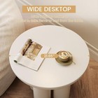 Modern Round Coffee Table  Round End Side Table For Living Room  Home Office