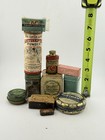 Vtg  Antique Household Advertising Tins Cleaning Personal Products Lot