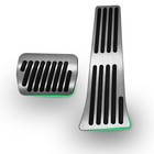 Brake Foot Pedal Gas Accelerator Pedal Cover Compatible With Ford Silvery 2