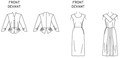 Retro Circa 1945 Jacket Dress Sewing Pattern U-pick Size 6-20 Vogue 1136 New Oop