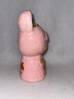 Vintage Chalkware Pink Mouse Made In Taiwan Money Coin Bank