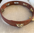 Vintage Contessa Wooden Headless Tambourine 7 Jingles Rhythm Percussion Wood