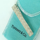 Tiffany   Co  Sterling Silver 925 Tie Clip Vintage Men s Necktie Bar Authentic