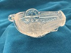 Vtg Lafayette B   S Sandwich Glass Paddle Wheel Salt Cellar