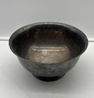Vintage Silver-plate Tin Bowl     Silver-plate Bowl 10   x5   