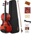 Violin 4 4 Full Size For Adults  Violin Set For Beginners With Hard Case  Ros   