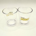 Wild Turkey American Honey Whiskey  - Heavy Plastic Shot Glasses  Set Of 6 - New