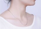 Italian 925 Sterling Silver 1mm Box Chain Necklace 16 - 30  