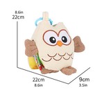 Baby Cloth Book Rattles Animal Owl Style Toy Infant Kids Early Learning Book