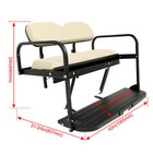 For Yamaha Drive G29 07-16 Golf Cart Flip Folding Rear Back Seat Kit
