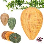 1 2 3pc Waterproof Wasp Nest Decoys Hanging Wasp Hornet Fake Wasp Nest Bee Decoy