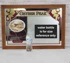  1980s Geyser Peak Winery Promotional Bar Mirror Frosted Signs   Glasswork Vtg