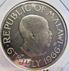 1966 Malawi 1 Crown Proof Low Mintage