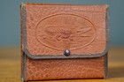 Vintage Alligator Crocodile Embossed Case Travel Box Perfume Brush Comb Holder