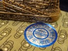 The Great Wall   Paperweight   Brass   3    X 2      Vgc  