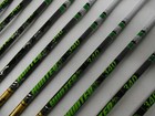 12 Gold Tip Hunter Xt 340 Carbon Arrows Custom White Dip Crest blazer Vanes