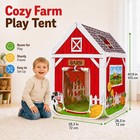 Farm Animal Play Tent For Kids 2   Indoor Pretend Playhouse For Boys   Girls