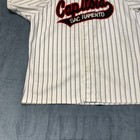 Sacramento Capitols Jersey Mens Xl White Black Pinstripes Speedline Football Cfl