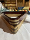 2 Vintage Antique Wood   Brass Pool Ball Triangle Racks Billiards Museum