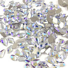 100pcs Small Shape Crystal Moonlight Colour Czech Rhinestone Flatback Nail Art