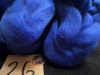 Needle Felting Natural Merino Wool Top Roving  Royal Blue - 2 5 Ounces 