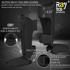 Muay Thai Shin Guards - Mma Kickboxing Leg Instep Protective Pads  Martial Ar   
