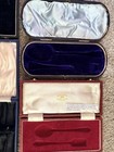 Vintage Antique Empty Cutlery Spoon Fork Boxes Mixed Job Lot Of 5