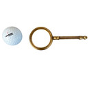 Vintage Brass Magnifying Glass   Henry Hughes   Son London 1941 Paperweight