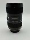 Sigma 18-35mm F 1 8 Dc Hsm Art Lens For Nikon F Mount With Caps Tested