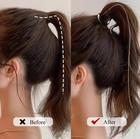 2pcs Elegant Curved Hairpins High Ponytail Hair Accessories Women - New