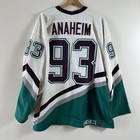 Vintage Anaheim Mighty Ducks Ccm Center Ice Jersey Sz 52 Inaugural Season 94