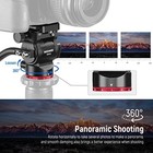 Fluid Pan Tilt Tripod Head With Quick Release