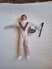 Vintage Evel Knievel Figure Complete W  Swagger Stick Cane Helmet Evil L  k       