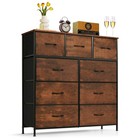 9-drawer Tall Dresser For Bedroom  Anti-tip Storage Organizer  Modern Furniture