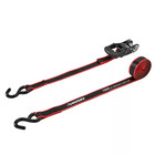 Husky Ratchet Tie Down Straps 16 Ft X 1 25 In 3000 Lb Break Strength 4 Pack