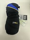 Head Dupont Sorona Winter Mittens Kids Size Small 4-6 Black With Side Zipper