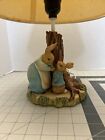 Vintage Charpente Beatrix Potter Collection Peter Rabbit Lamp 1994 Nursery Lamp