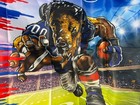 Buffalo Bills Flag 3x5 Ft Buffalo Football Player Banner Brass Grommets Nfl