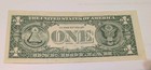 2017 U s   1 Dollar Bill Binary Note With Uneven Borders Error