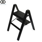 2 Ladder Step Portable Black Folding Safety Non Slip Small Stool Ladders