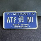 Michigan Atf Mi Special Agent Mini License Plate Challenge Coin