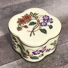 Vintage Floral Small Daher Tin Made In England   Empty